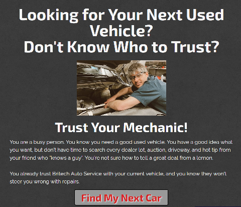 Britech Auto Sales Concierge Service